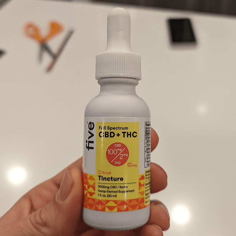five CBD full-spectrum cbd oil citrus