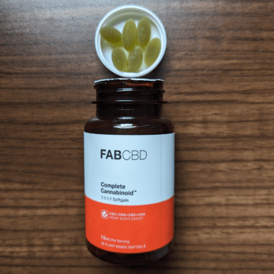 fab cbd complete cannabinoid softgels