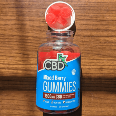 cbdfx mixed berry gummies
