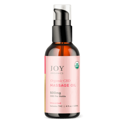 joy organics cbd massage oil