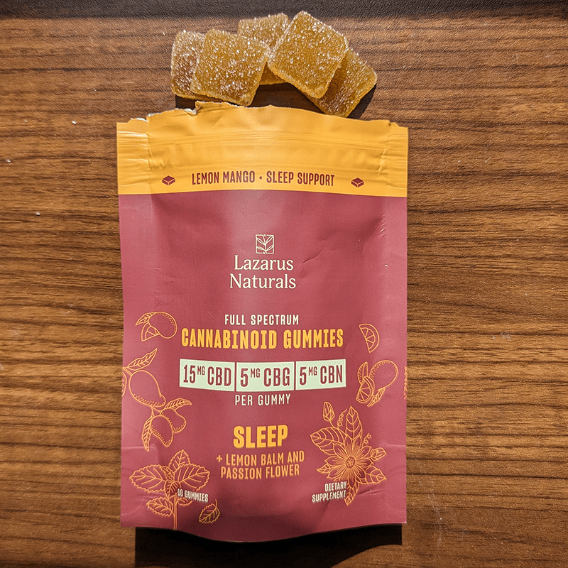 lazarus naturals sleep cannabinoid gummies